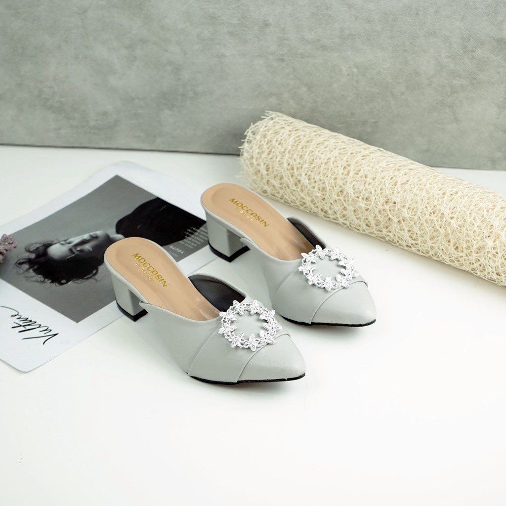 Sandal Wanita Heels slop MC-MT 09