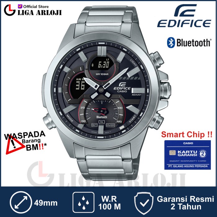 ini TG TG TG CASIO EDIFICE ECB-30D-1ADF TG pelindung anti gores antigores layar kaca film jam tangan