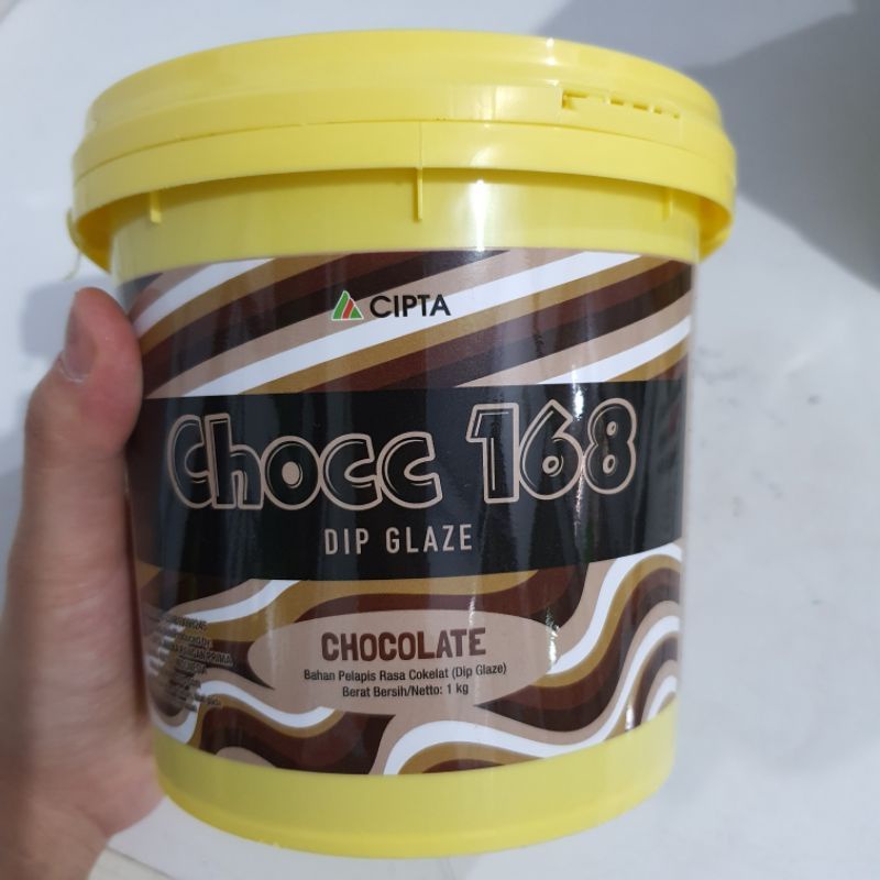 Chocc 168 Cokelat 1 kg Glaze Innova Inova coklat dip glaze bahan kue makassar cod choc olesan roti