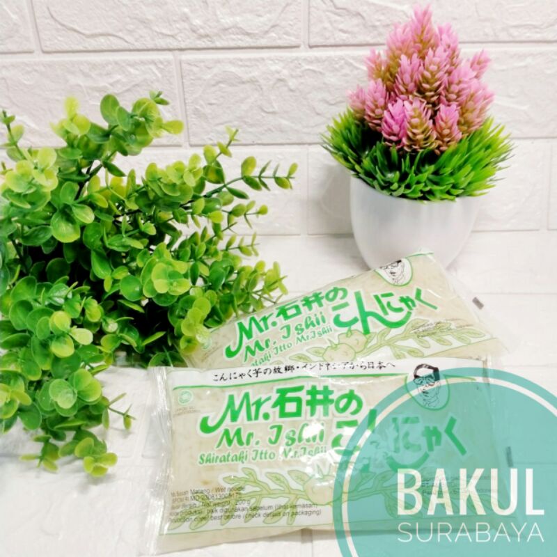 

200gr Shirataki Tsubu Konnyaku and Noodle Mr Ishii Mie Porang Organik Beras diet Sehat Bakul sby