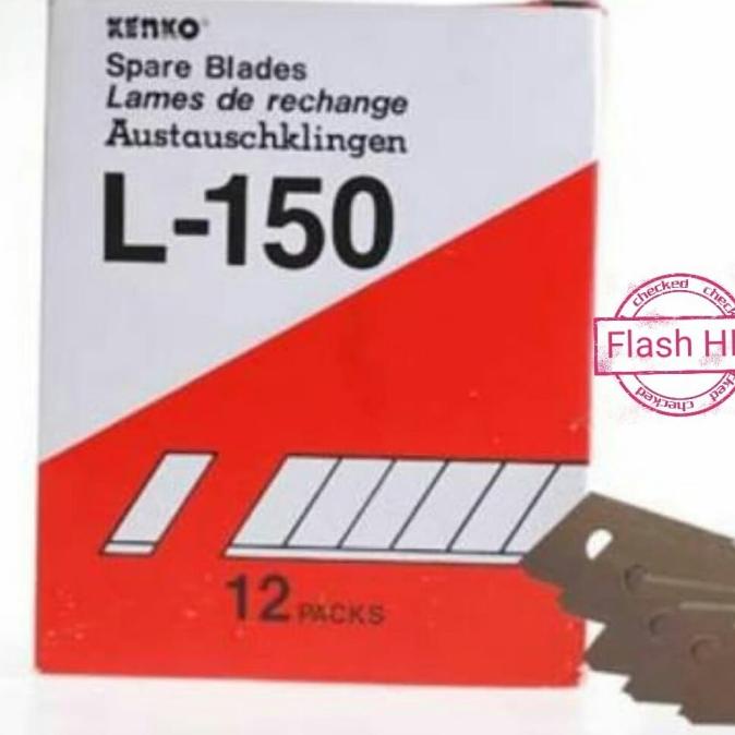 

isi cutter besar L-150 isi 5pisau flashar66 Kualitas Baik