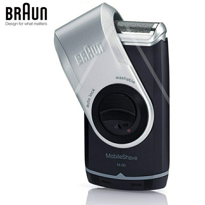 BRAUN m90s m90 Electric Shaver Portable Mobile Travel Razor Alat Cukur