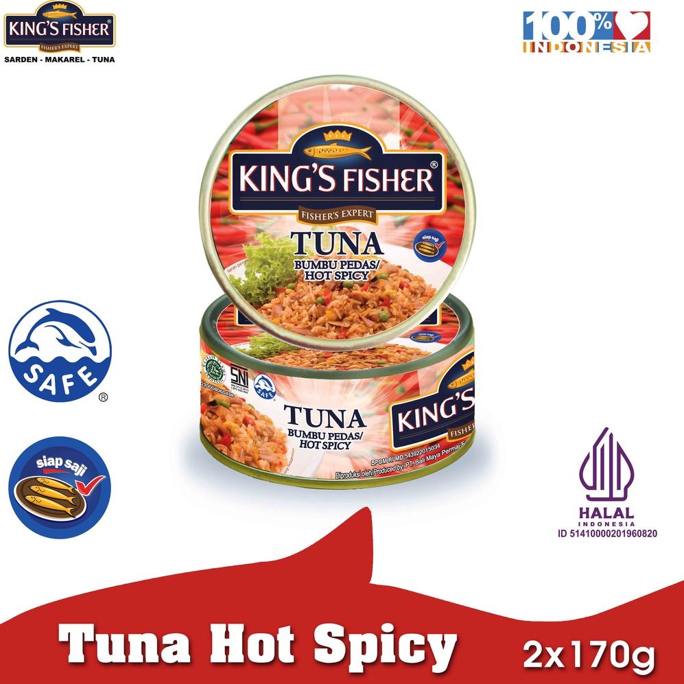 

Promo Spesial King's Fisher Paket 2 Pcs Tuna Canned Hot Spicy Daging Tuna Makanan Kaleng 170 gr .,,.,.,