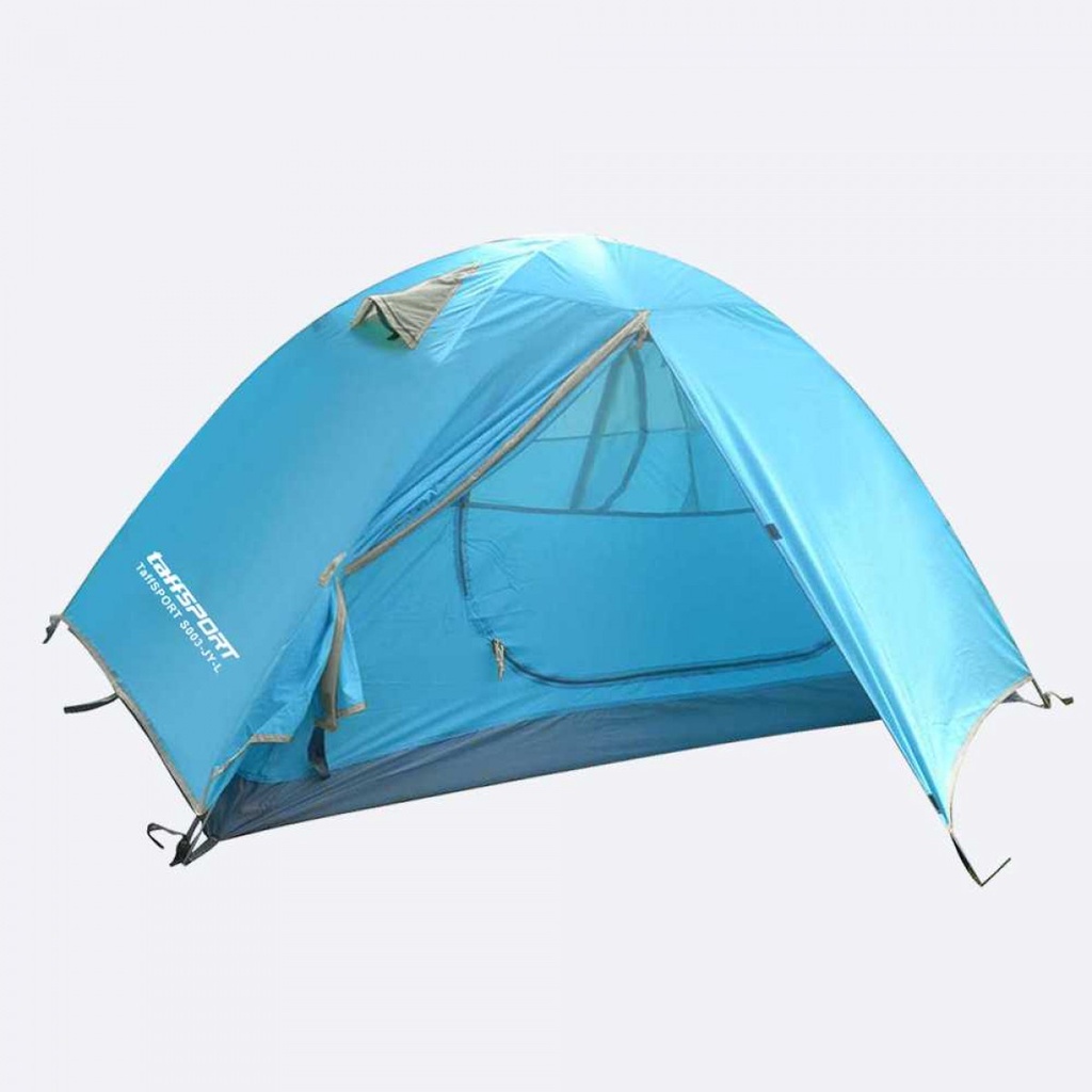 Tenda Camping Polyester Double Layer 2 Orang Taffsport Backpacking Outdoor