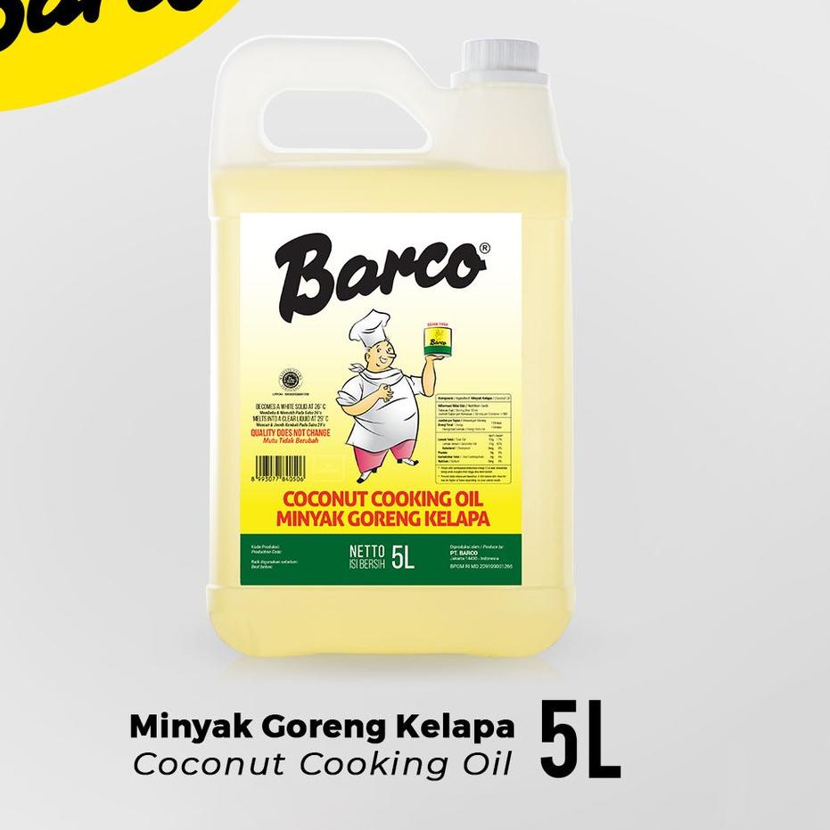 

Discount [FG2] Barco Official - Minyak Goreng Kelapa Jerrycan 5 ltr