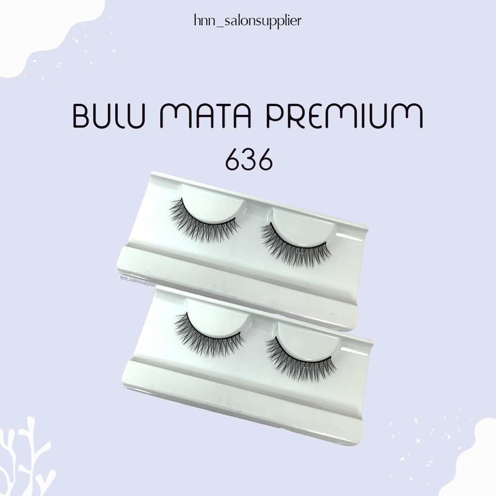 636 Bulu Mata Palsu Handmade Fake Eyelash Eye lashes lash Artifivial Belle Eyelashes Premium