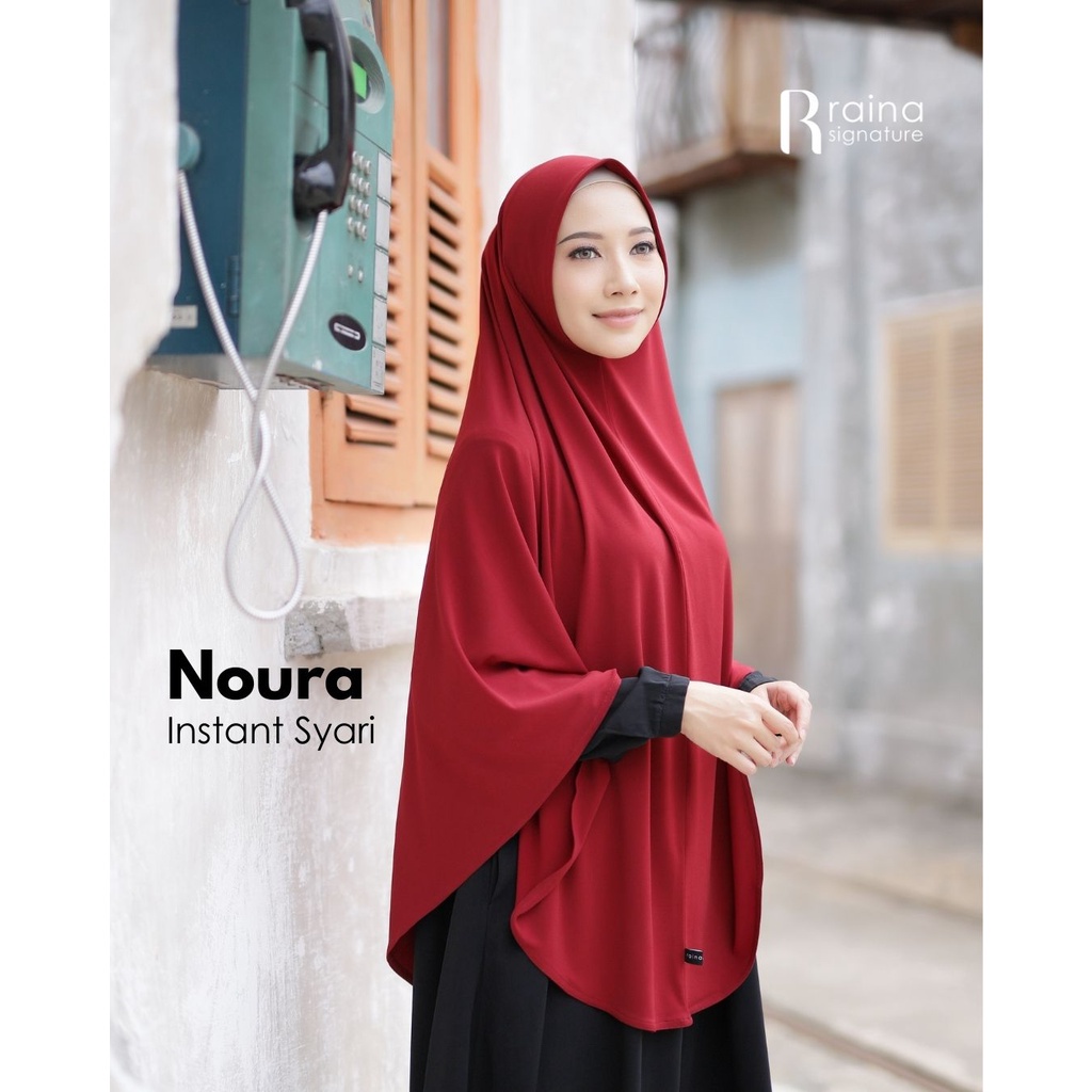 KL89EU Raina Signature Noura Syari Jersey Syar'i Jumbo Anti Tembem
