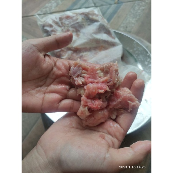 ayam cincang 500 gram makanan kucing anjing raw food wet food khusus bogor