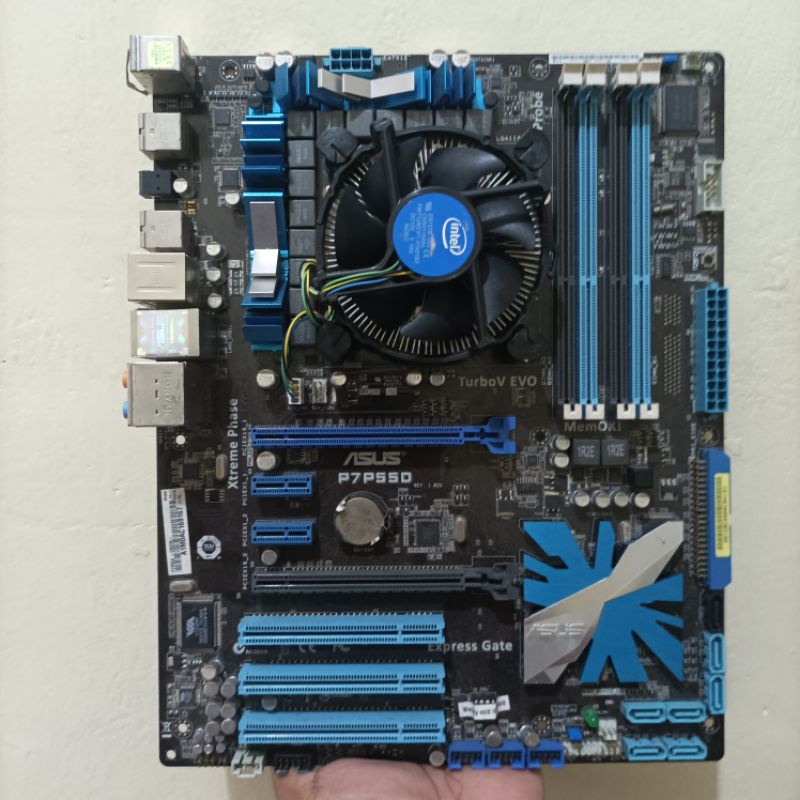 Paket Mobo Mainboard H55 + i7 860 + Fan