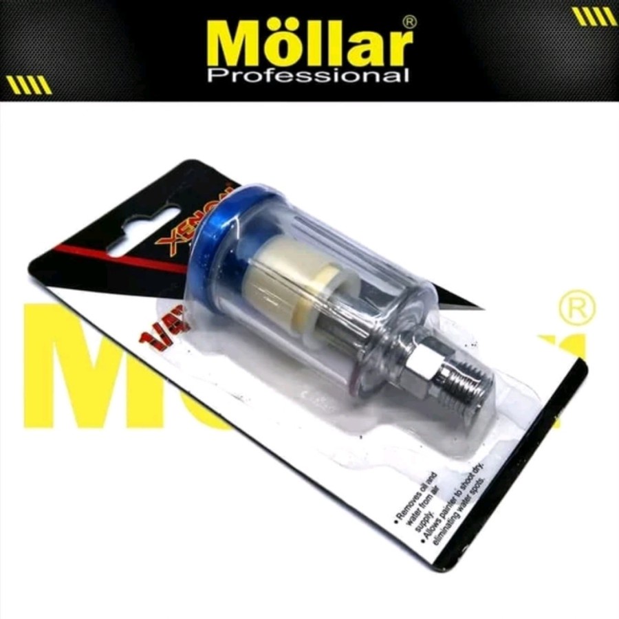 Xenon Saringan Udara Kompresor Angin / Filter Spray Gun Cat Air Water Oil Separator