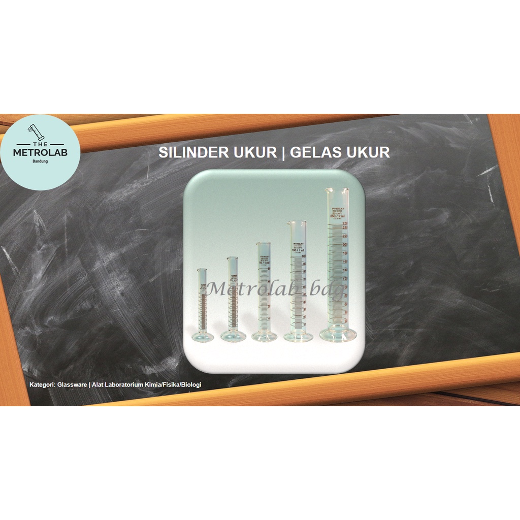 Silinder Ukur | Gelas Ukur 10 ml, Kaca | Measuring Cylinder 10 ml