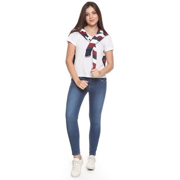 2Nd Red Celana Jeans Skinny Jeans Wanita Blue Wash 221903