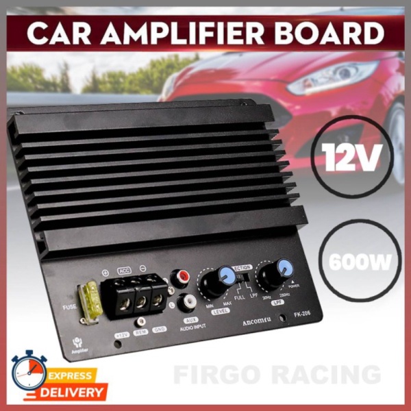 Unik Kit Power Ampli Mobil Bass Subwoofer 600W Mono 12vdc Limited