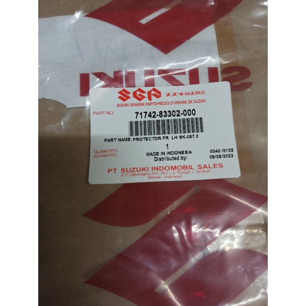 tanduk bemper depan suzuki katana