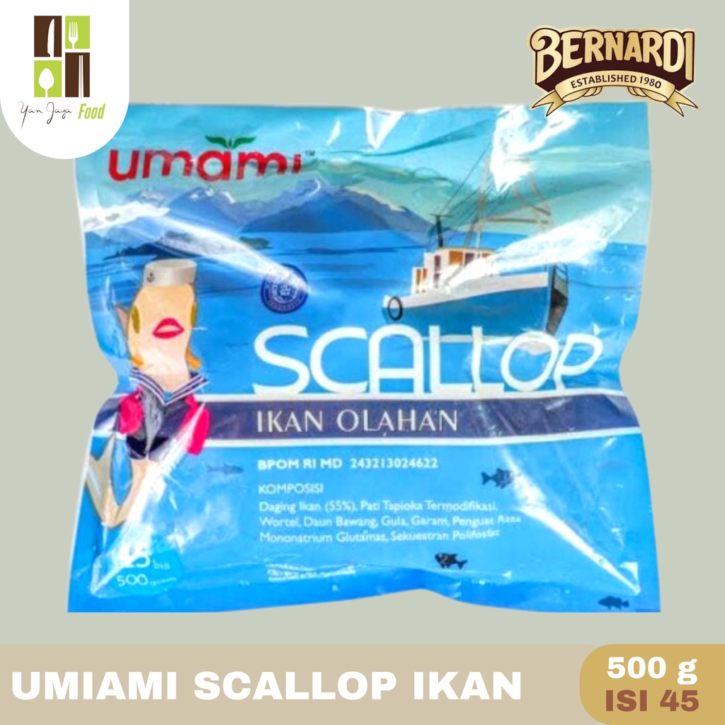 Umiami Scallop Olahan Ikan 500g