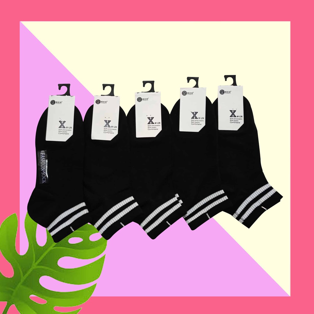 Sepasang Kaos Kaki Pendek Pria Dewasa Atas Mata Kaki