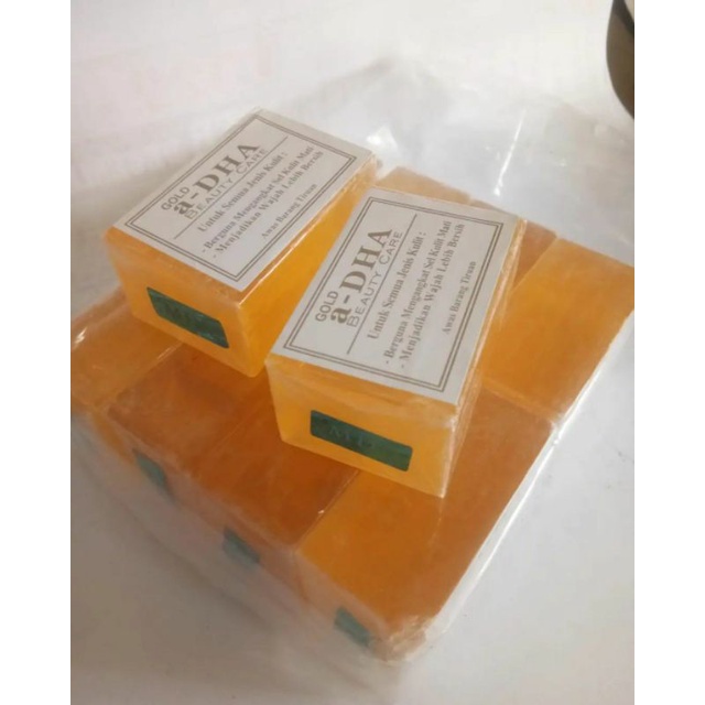 SABUN ADHA GOLD PAPAYA - Sabun a-DHA Gold Orange Sabun a DHA Gold Papaya Holo M