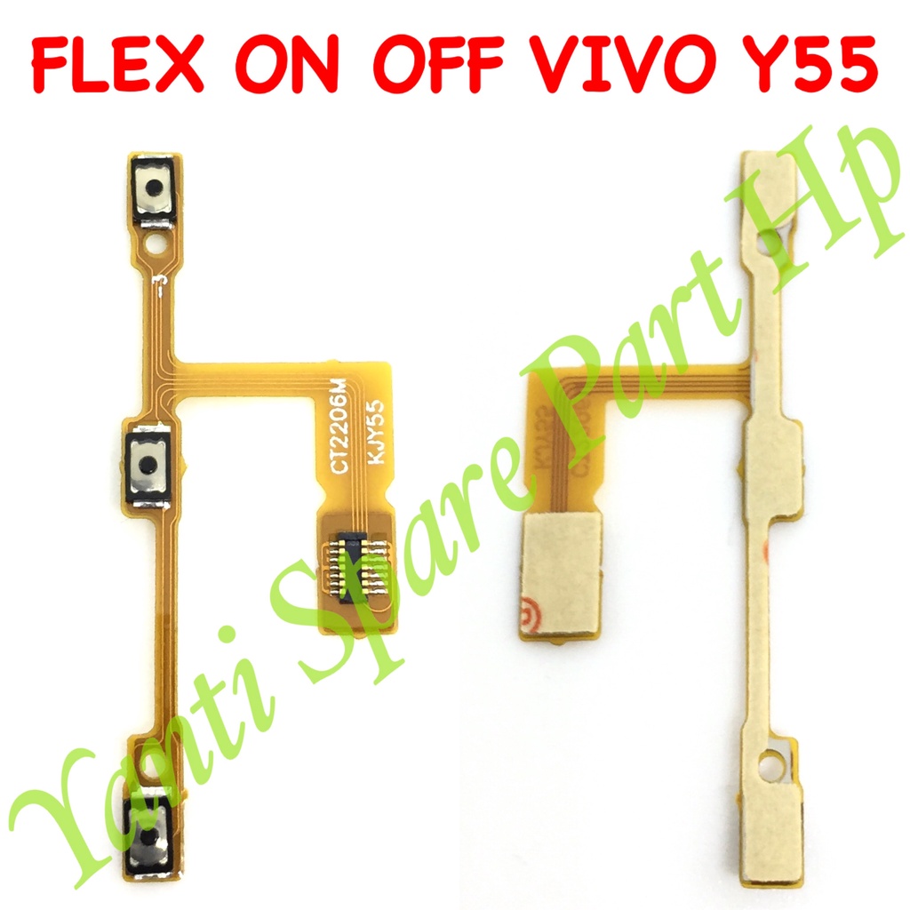Flexible On Off Vivo Y55 Original New