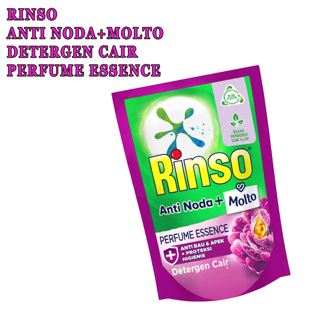 Molto Cair* Rinso Deterjen Cair* Parfum Essence* 750ml