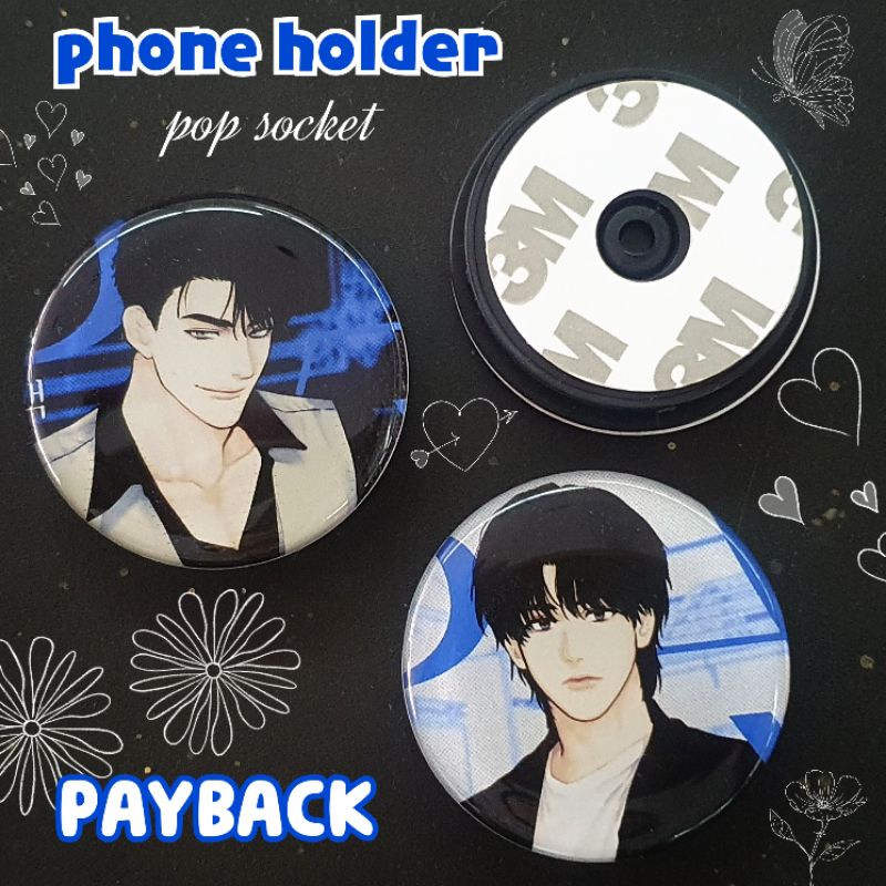pop scoket/griptok/phone holder manhwa payback