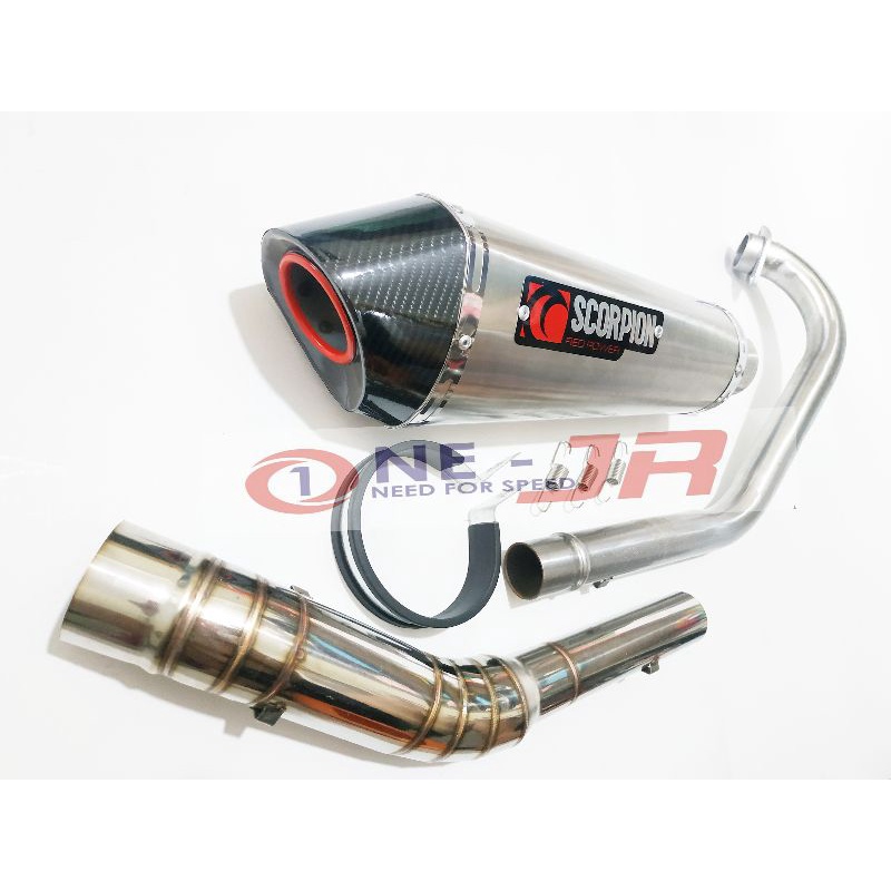 Knalpot Racing Scorpion Vixion old new r15 v3 byson xabre scorpio gsx 150r satria fu sonic verza Cb 