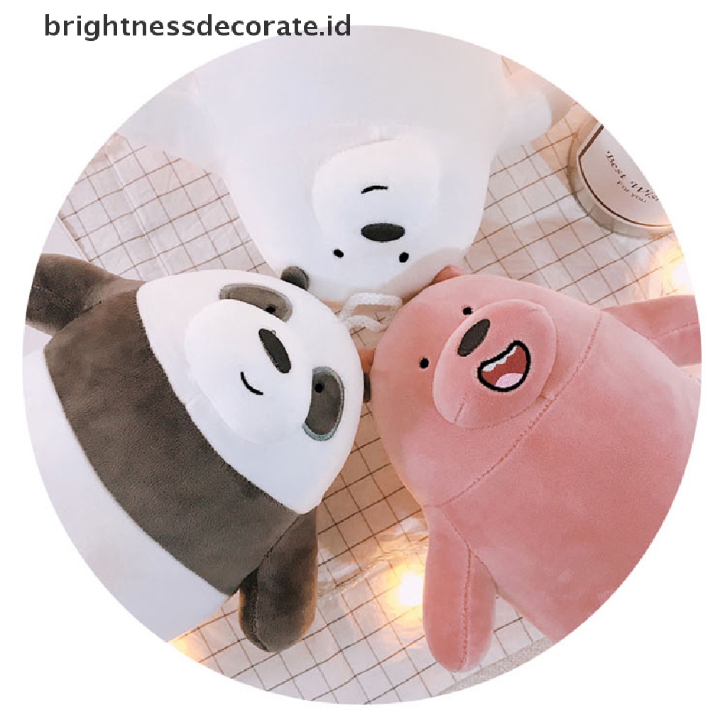 [Birth] We ARE BEARS Boneka Mainan Boneka Plush Lembut 9inch (25cm) we bare bear Plush Doll [ID]