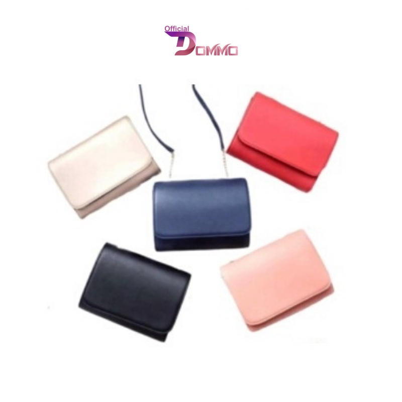 [LOKAL] DOMMO - D1025 BISA COD BAYAR DITEMPAT Tas Korea Clutch Sligbang Morymony JKT