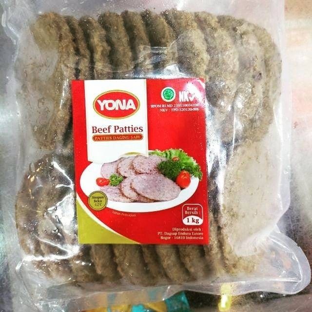 

Yona Beef Patties 1kg Instant Sameday Ready Poris