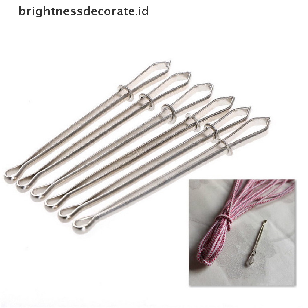 [Birth] 6pcs Elastic Band/Tali Memakai Threading Guide Forward Device Alat Jahit [ID]