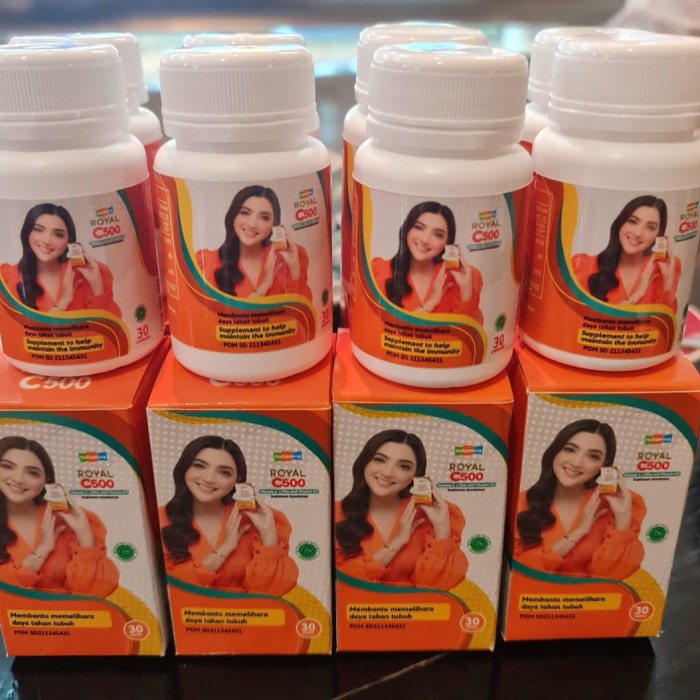 NUTAMINS Royal C500 Vitamin C Zn D3 Immune Booster Multivitamin untuk Ibu