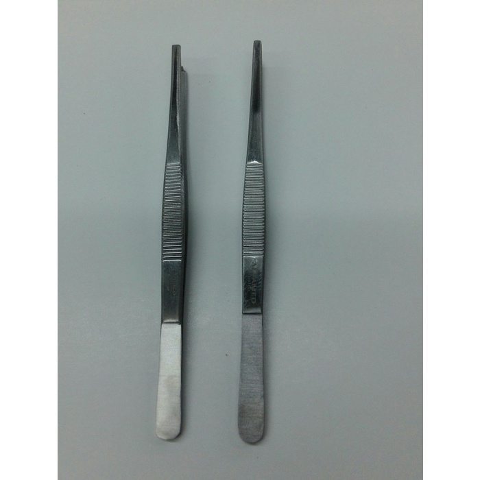 Pinset Anatomis/Pinset Chirurgis 14cm - Anatomis 14cm
