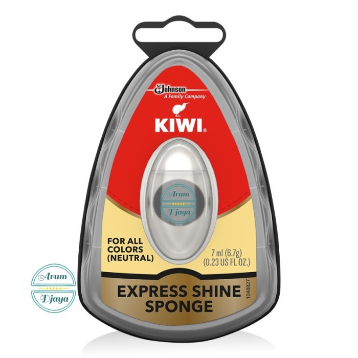 Kiwi Express Shine Sponge Neutral - Semir Sepatu Sponge Netral 7Ml