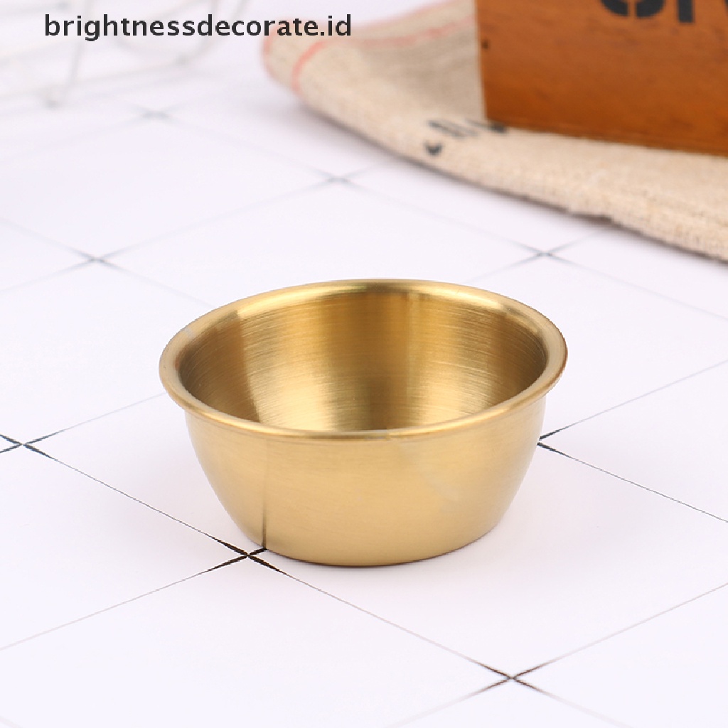 [Birth] 1pc Stainless Steel Hot Pot Dipping Bowl Cangkir Saus Kecil Wadah Bumbu [ID]