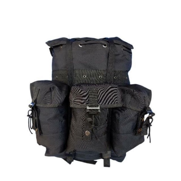 Ransel pendidikan Hitam/tas ransel RPB Standar TNI AD/Polri/T60 ransel korea 01 besar hitam