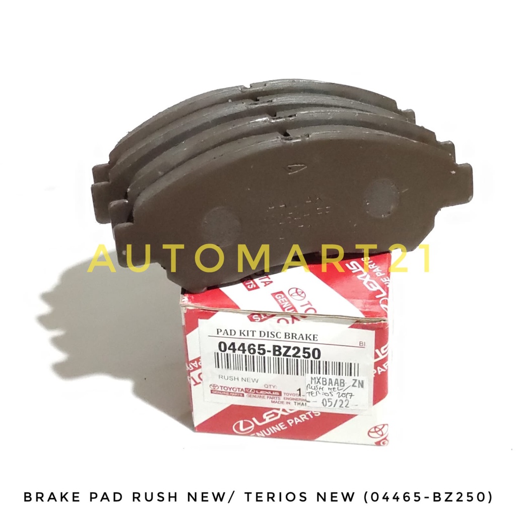 BRAKE PAD RUSH NEW/TERIOS 2017/KAMPAS REM (04465-BZ250)