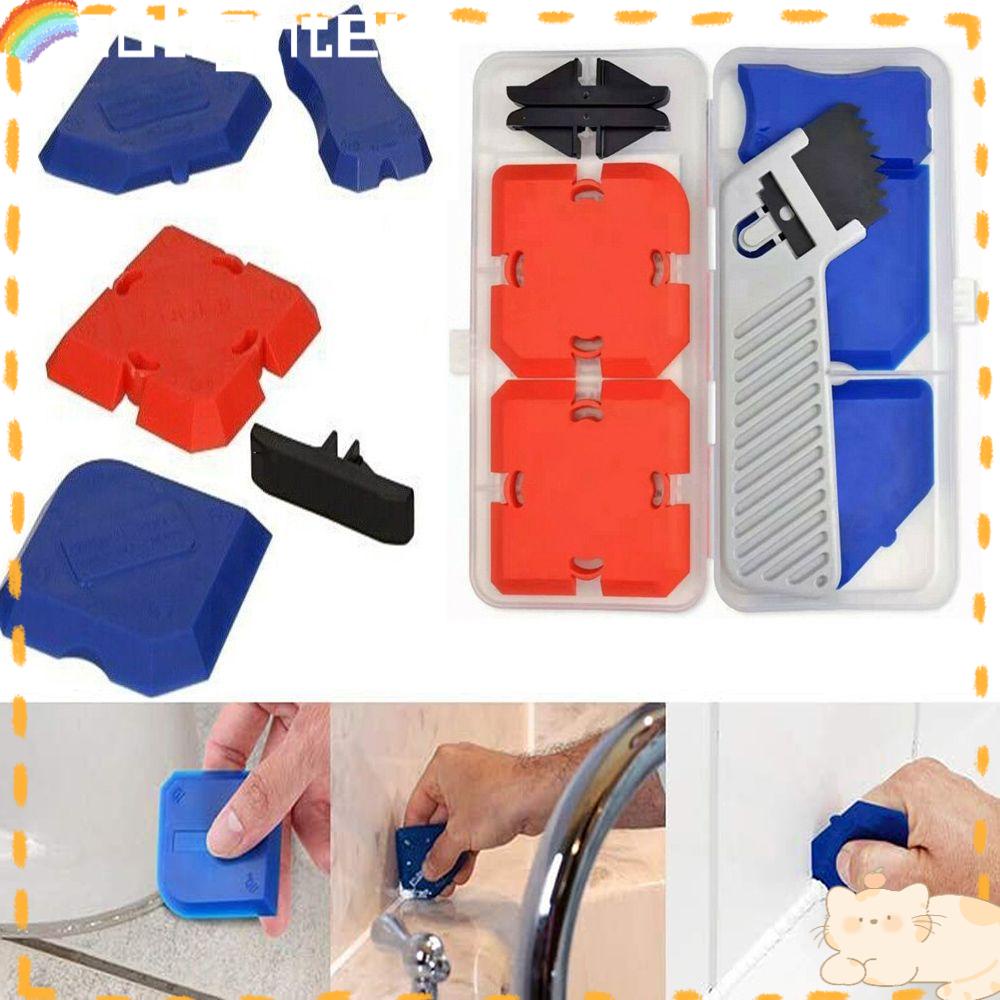 Solighter 7pcs Grouting &amp; Silikon Profil Dekorasi Rumah Set Alat Cat Jendela Pintu Sealants Profiling Kit Aplikator Tool Kit