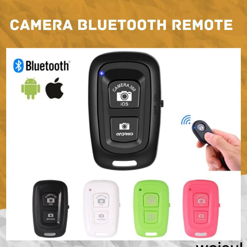 remote bluetooth remote shutter tomsis tongsis kamera andorid ios kamera remote selfie anti ribet kamera jarak jauh portable