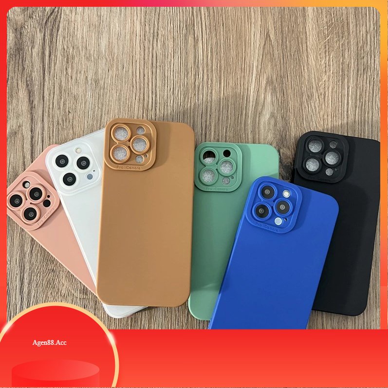 AGEN88 [ Oppo A15 / A15S / A16 / A16E / A16K / A17 / A17K ] Soft Case Skin Feel Silicone Square Edge