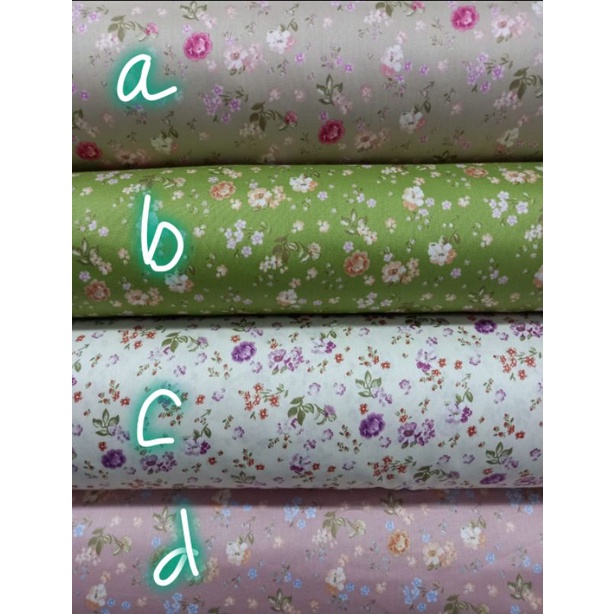 katun jepang tokai senko motif bunga