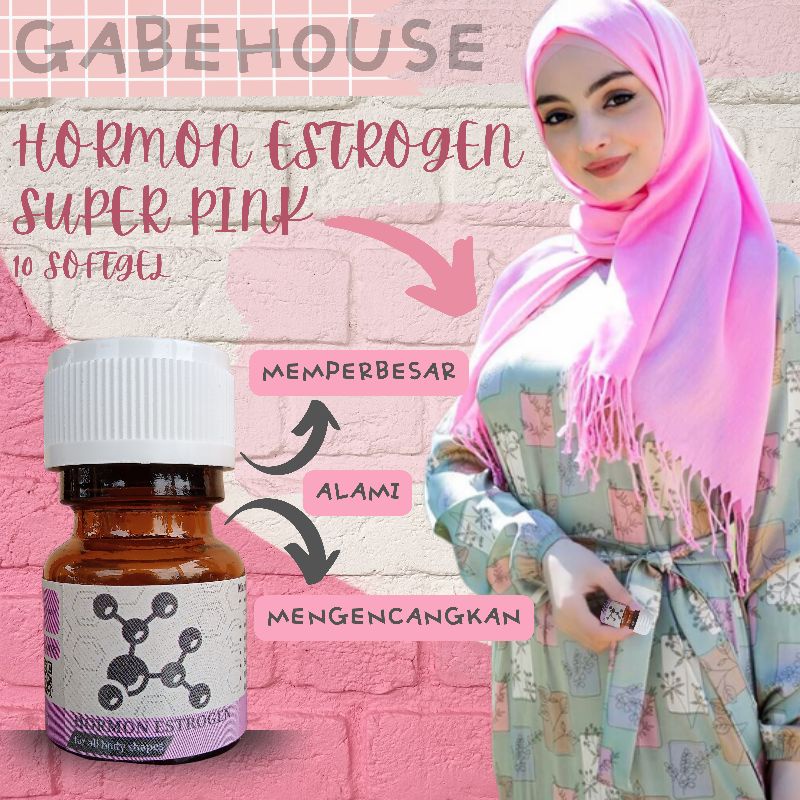 Hormon estrogen Pembesar payudara dan bokong alami / pil herbal pengaktif hormon kewanitaan