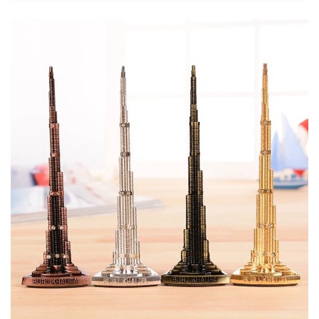 Miniatur Menara BURJ KHALIFAH DUBAI 18cm