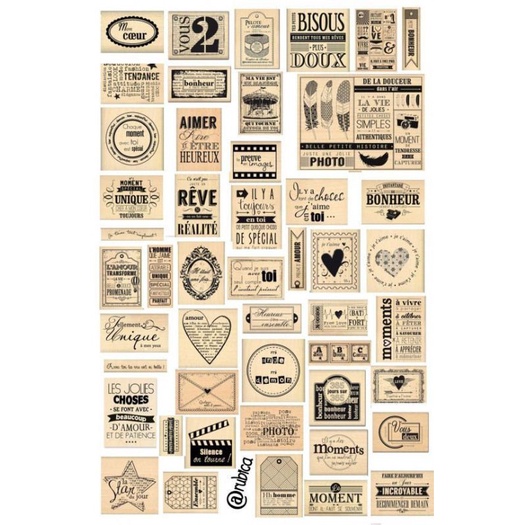 

stiker gllosy aesthetic brown (anti air) Plus Home Made