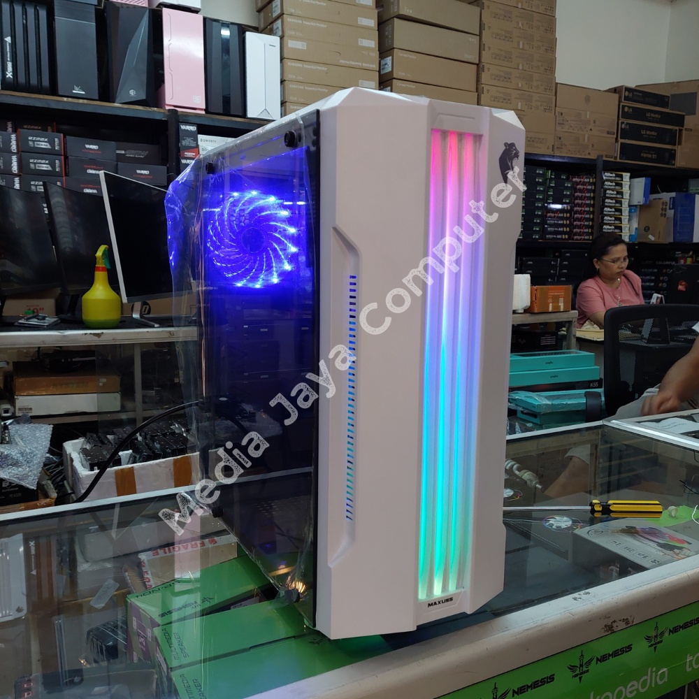 PC Gaming Editing Fullset Core i5 3470 Ram 16gb Vga 4gb Monitor LED  24 inch komputer full set gaming desktop rakitan