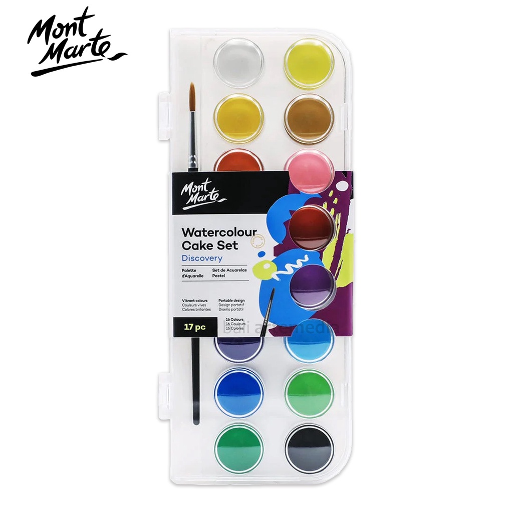 

Mont Marte - Watercolour Cake Set Discovery