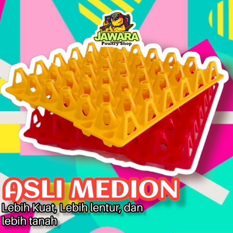 Egg Tray Plastik Medion 30 Butir Wadah Telur AYAM