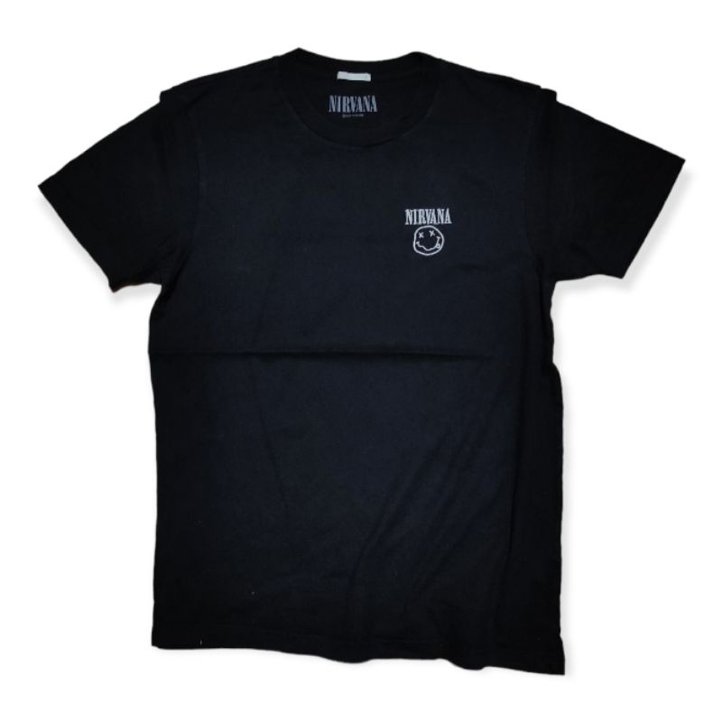 T-Shirt Nirvana x Uniqlo Original Kaos Band Oblong