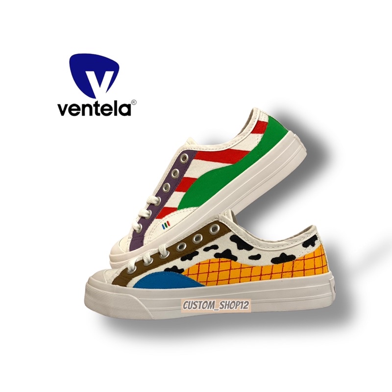 Ventela x woody and buzz / ventela basic custom / sepatu ventela