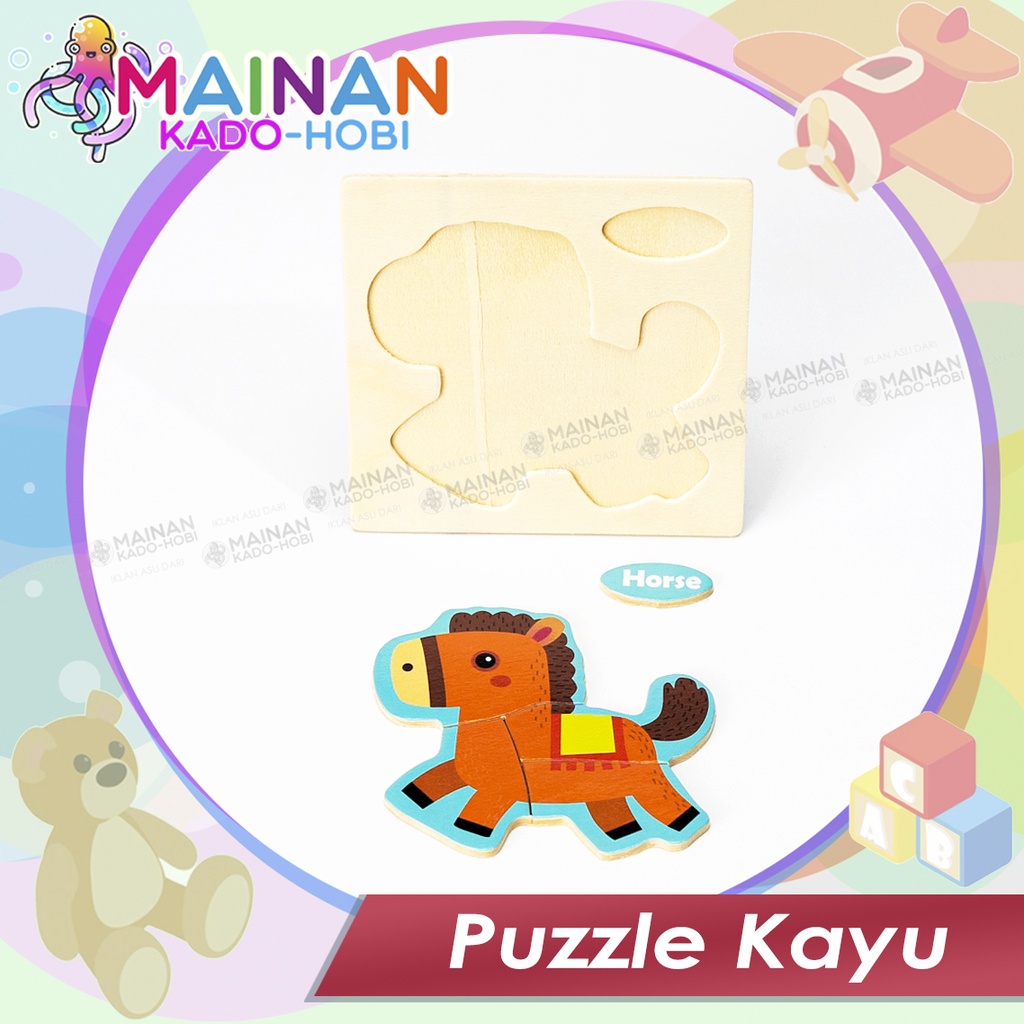 MAINAN EDUKATIF MOTORIK ANAK JIGSAW PUZZLE 3 DIMENSI PREMIUM