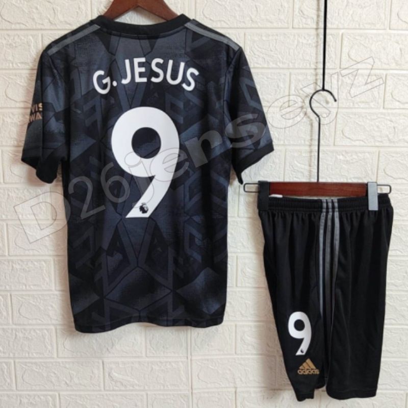 Jersey KIDS Arsenall Baju Bola Anak 2022 / 2023 + Nameset Font OFFICIAL + Nomor Celana