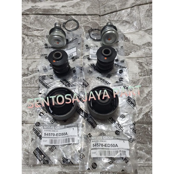 BUSHING +BALL JOINT LIVINA EVALIA LATIO 6PC ASLI 1SET